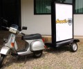Strategic Vespa Trailers and the Art of Increasing Brand Visibility: Rolling Billboards